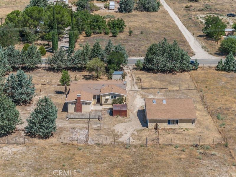55743 Mitchell Road Anza, CA 92539 - Photo 41 of 46 an aerial view of a house with outdoor space and lake view