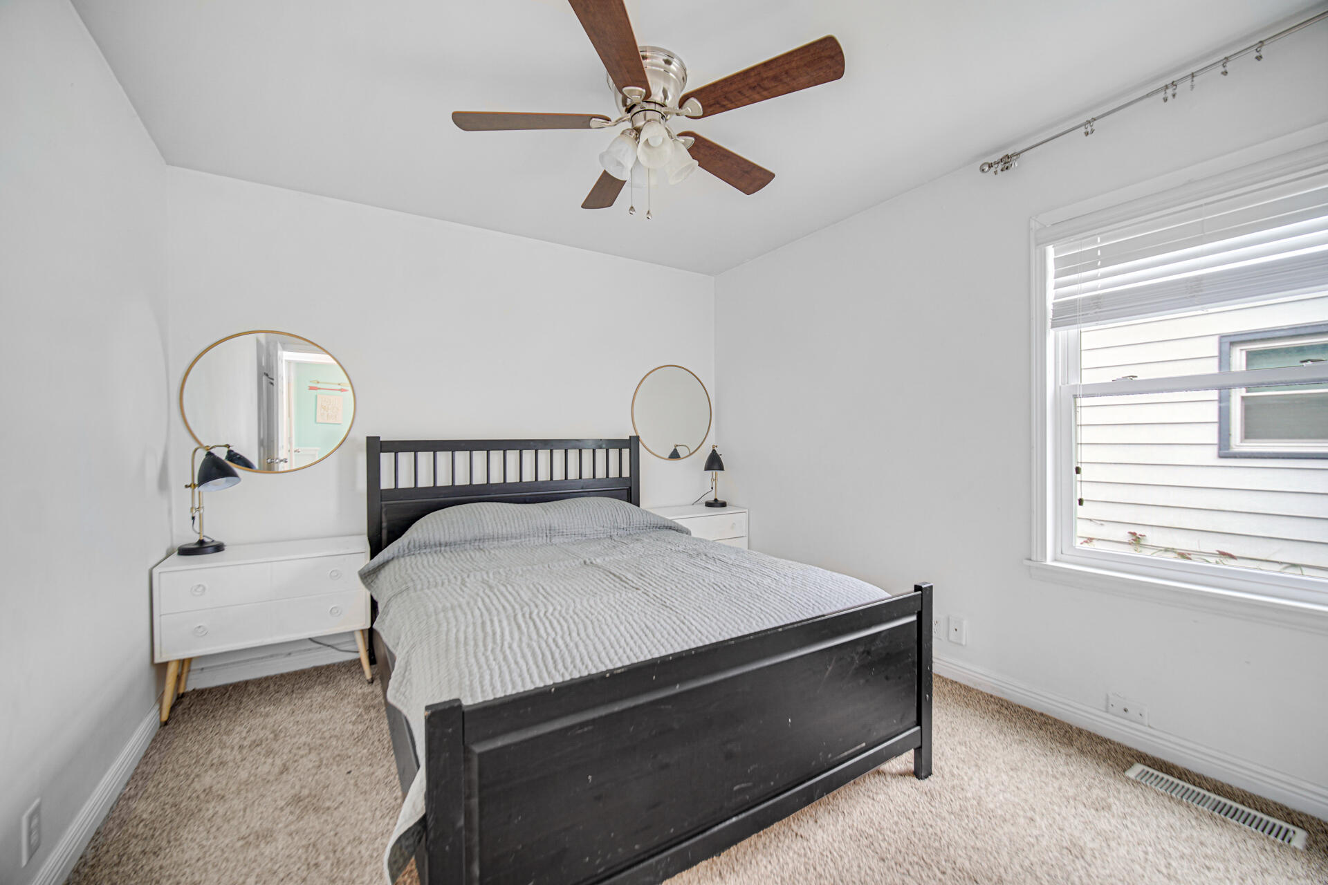 2009 West Porter Avenue Chesterton, IN 46304 - Photo 16 of 21 a bedroom with a bed and a chandelier