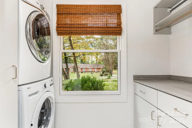 a view of a washer and dryer in a utility room