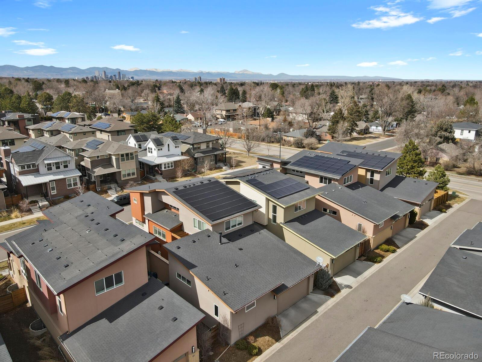 76 Niagara Street Denver, CO 80230 - Photo 37 of 44 an aerial view of a house with a outdoor space
