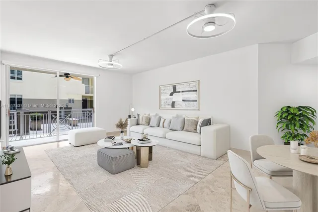 a bedroom with a bed and a table