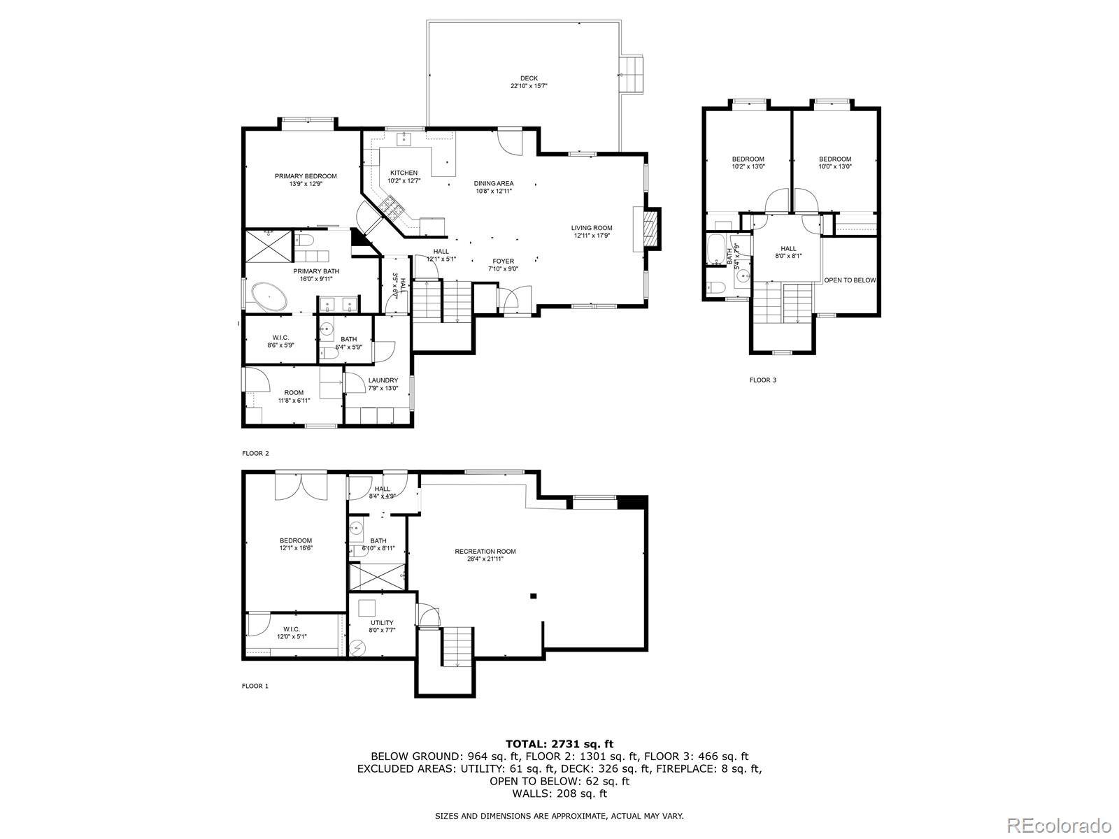 14965 Tanner Trail Elbert, CO 80106 - Photo 34 of 40 a picture of a floor plan