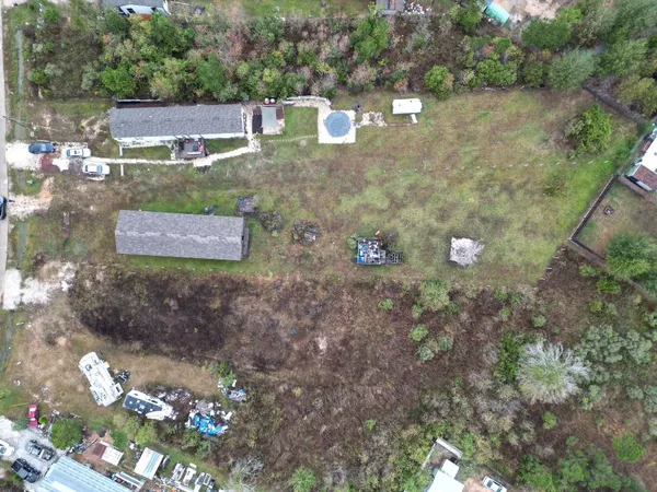 a aerial view of a house