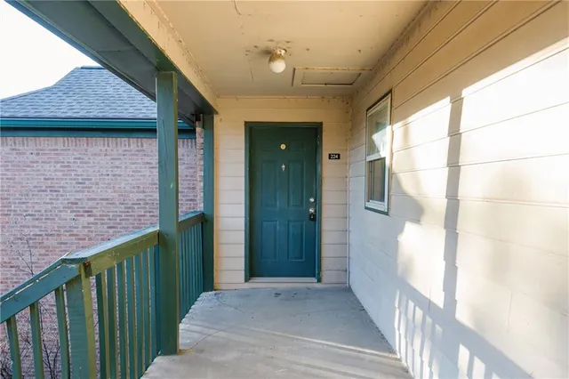 a view of a porch with a sink