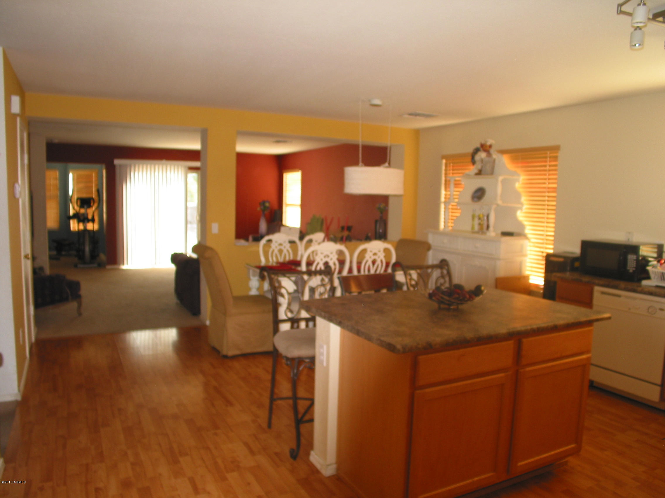 3237 West Alta Vista Road Phoenix, AZ 85041 - Photo 6 of 14 full view- kitchen, dining to family roo