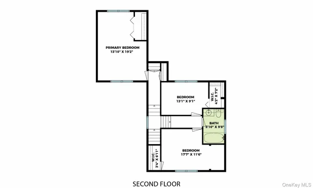 a picture of a bench in a building