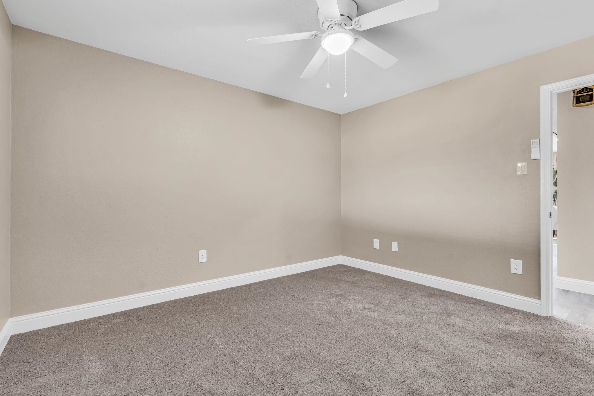 1660 Sunset Road Brentwood, CA 94513 - Photo 21 of 45 Unfurnished room featuring light colored carpet and a ceiling fan