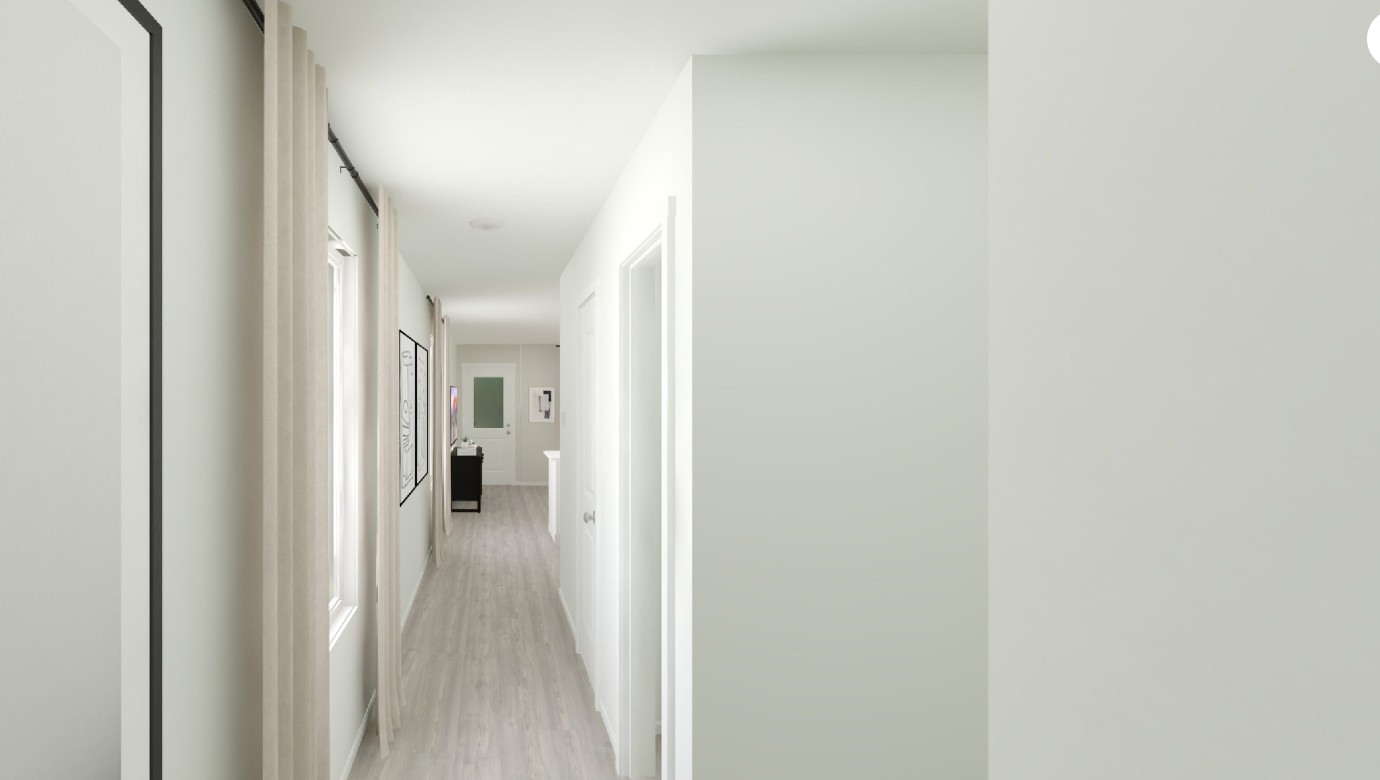 3607 Duplet Avenue Conroe, TX 77306 - Photo 9 of 27 a view of a hallway with wooden floor