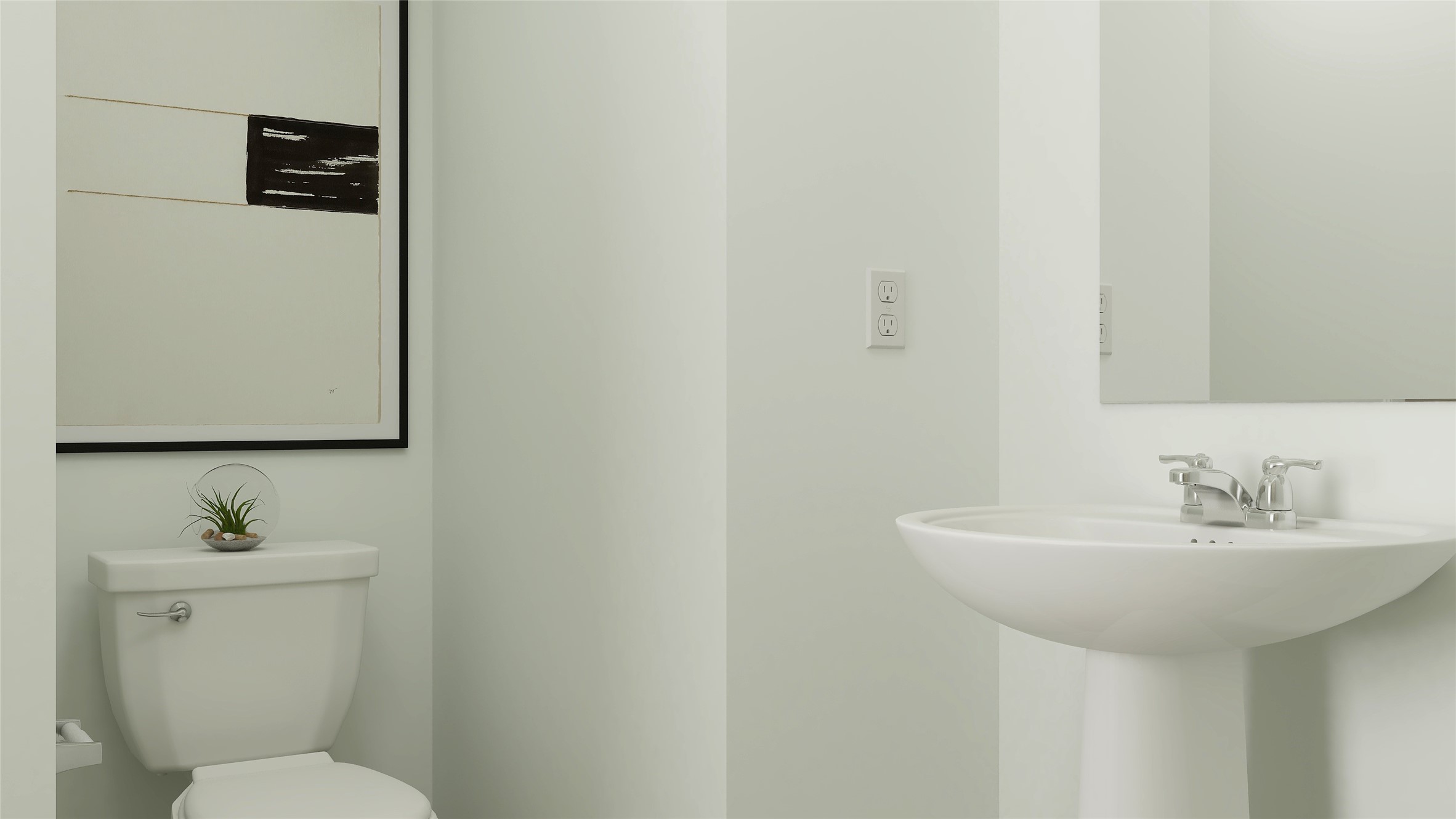 3607 Duplet Avenue Conroe, TX 77306 - Photo 10 of 27 a bathroom with a sink a toilet and mirror