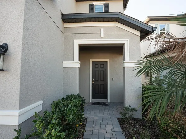 a view of a house with a small entryway