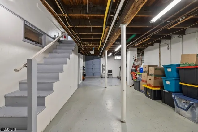 a view of storage and utility room