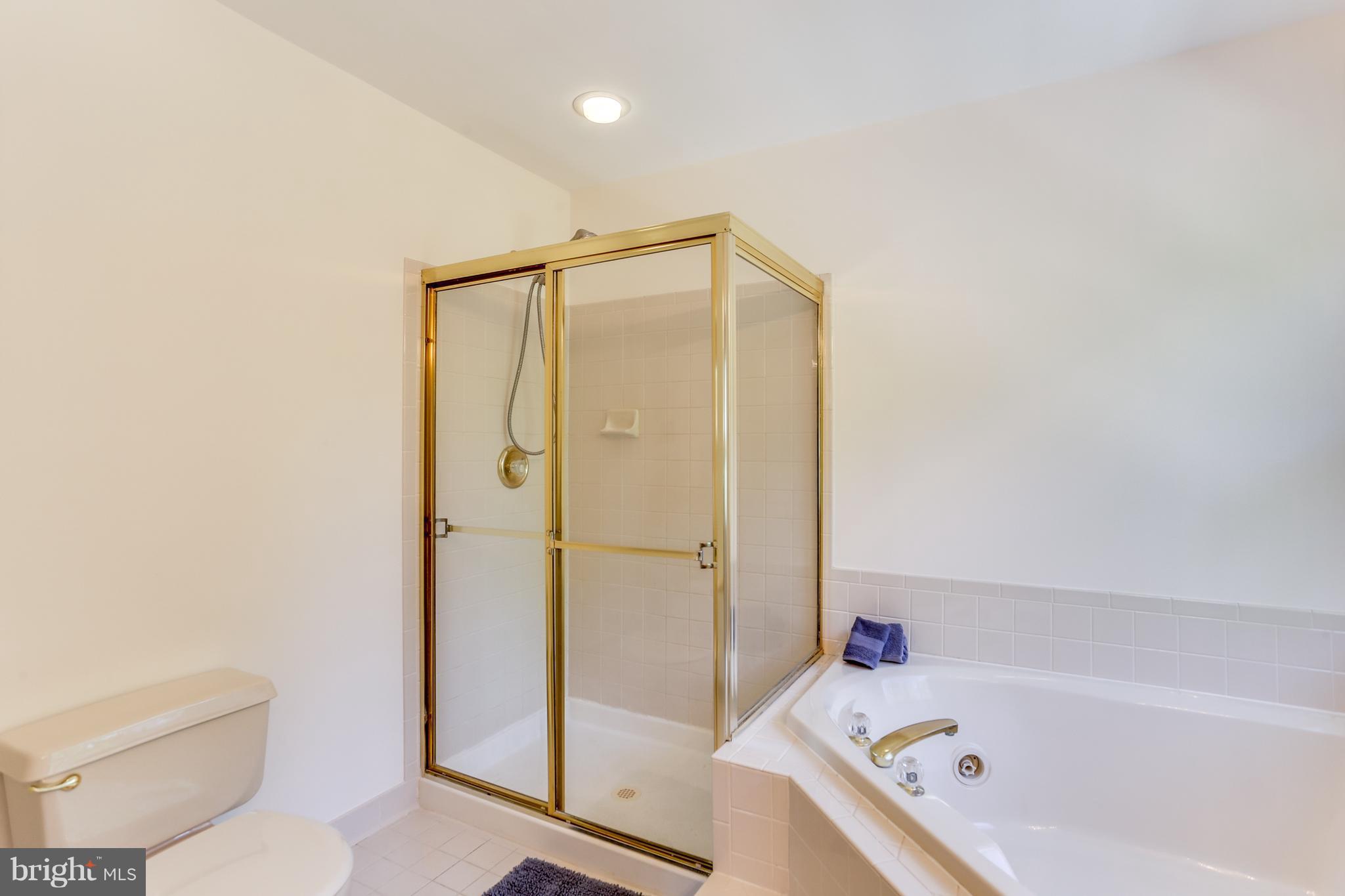 8130 Crest Road Laurel, MD 20723 - Photo 15 of 30 Bath (Master)- Soaking Tub and Shower with Ceramic