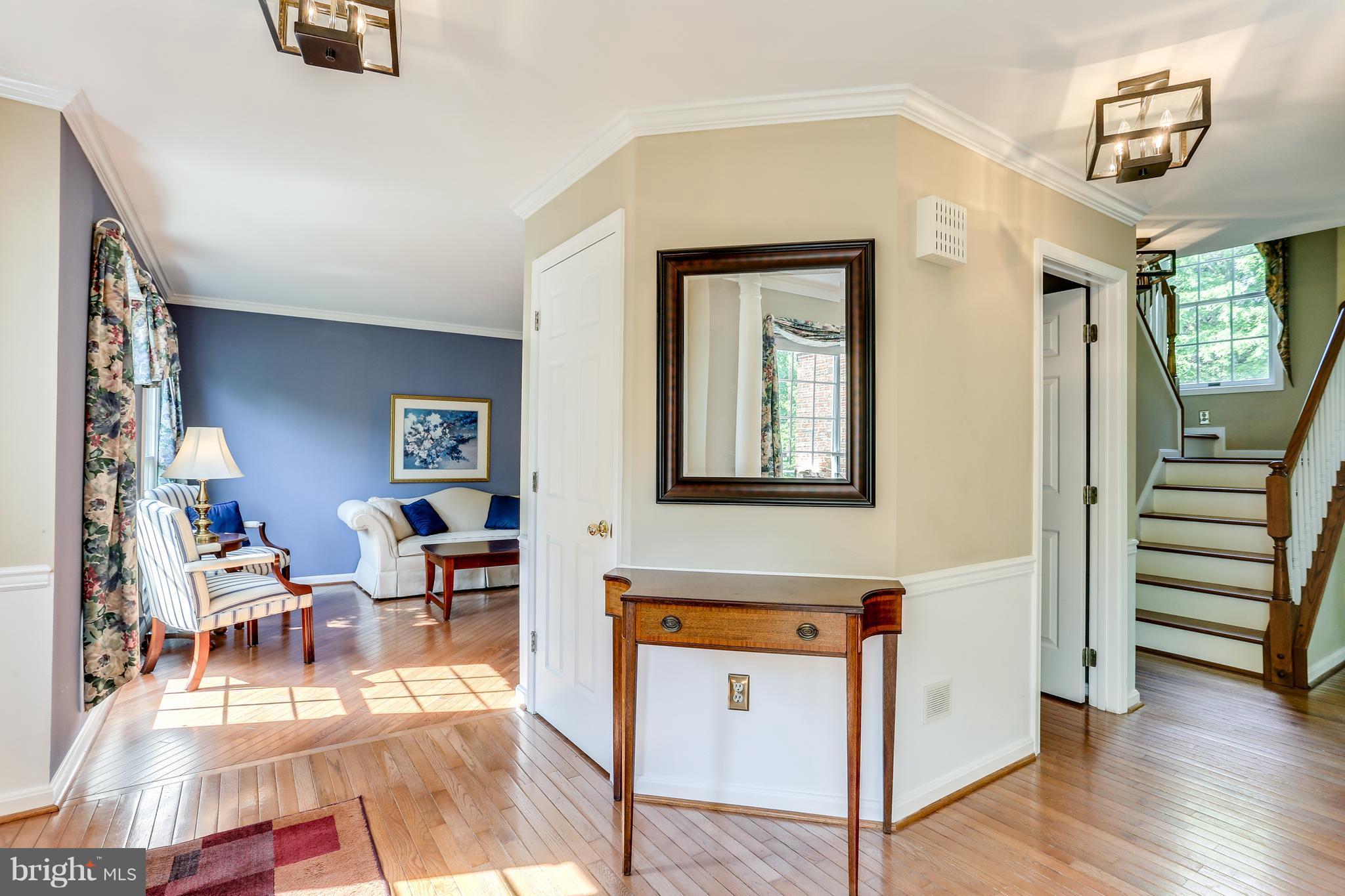 8130 Crest Road Laurel, MD 20723 - Photo 3 of 30 Welcoming Foyer with New Light Fixtures!