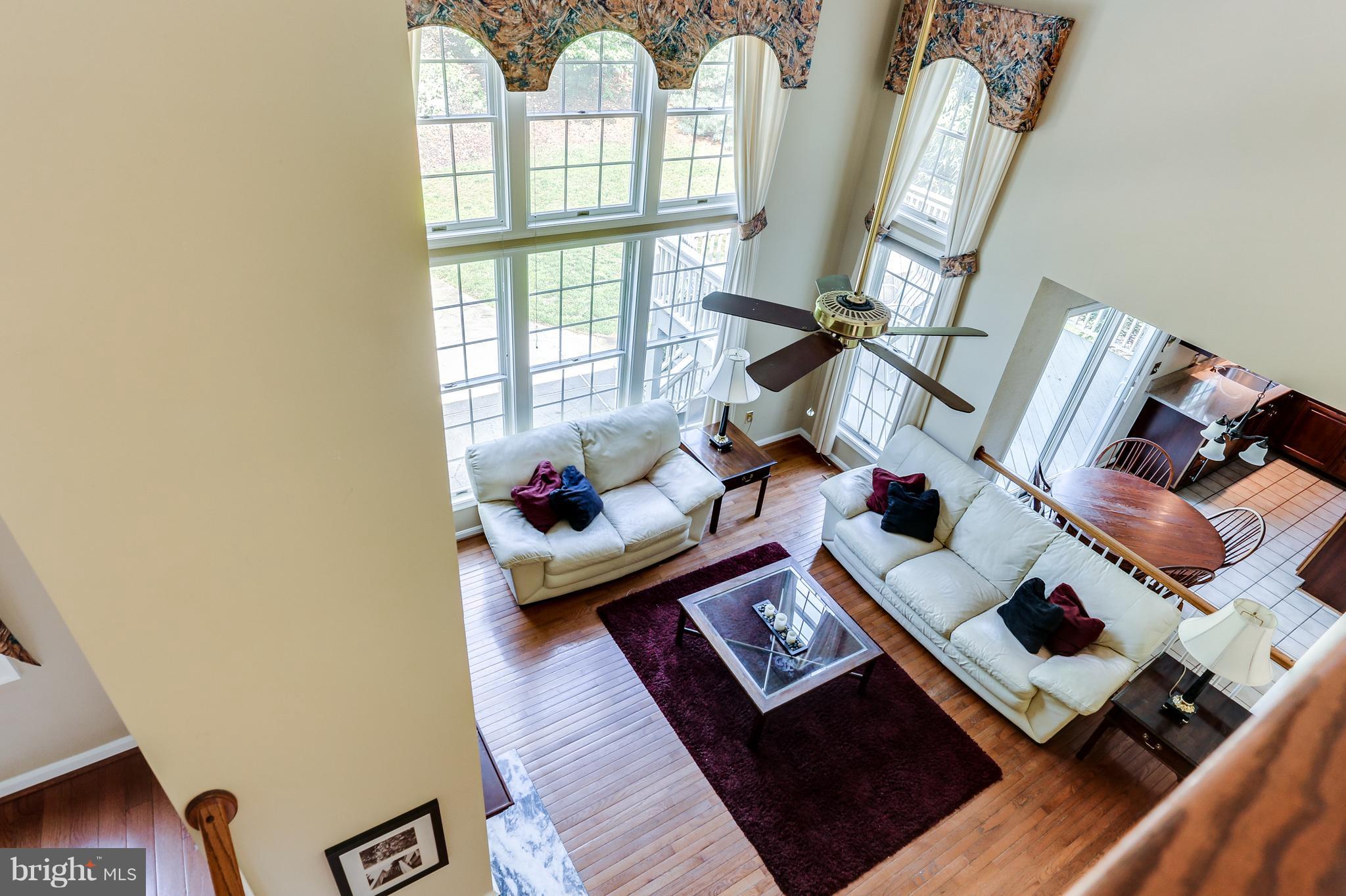 8130 Crest Road Laurel, MD 20723 - Photo 22 of 30 View Into Family Room From Upper Level Hallway