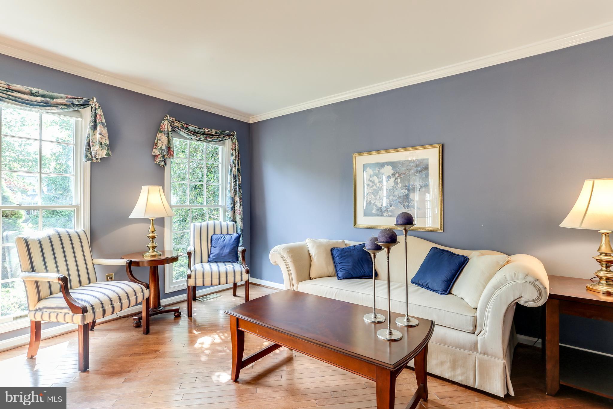 8130 Crest Road Laurel, MD 20723 - Photo 4 of 30 Living Room- Natural Light & Hardwoods!