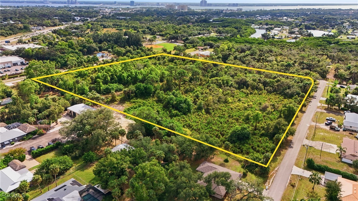 536 Evergreen Road North Fort Myers, FL 33903 - Photo 11 of 19 an aerial view of residential houses with outdoor space