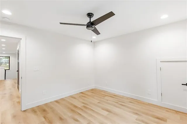 wooden floor in an empty room