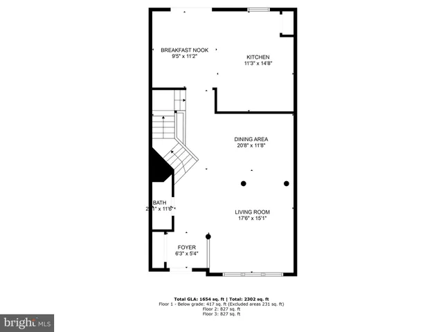 a picture of a bench in a white building