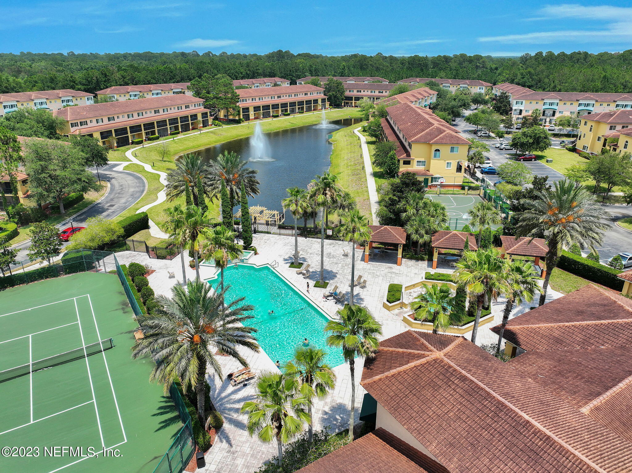 9745 Touchton Road, Unit 428 Jacksonville, FL 32246 - Photo 37 of 40 an aerial view of residential houses with outdoor space and river