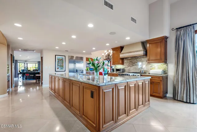 a view of a dining area with furniture window and outdoor view