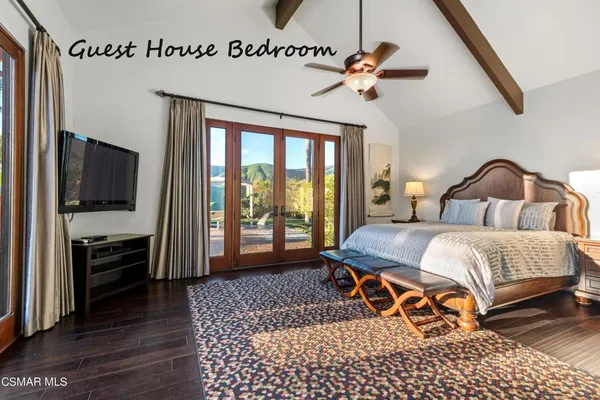 a view of a swimming pool with an outdoor space