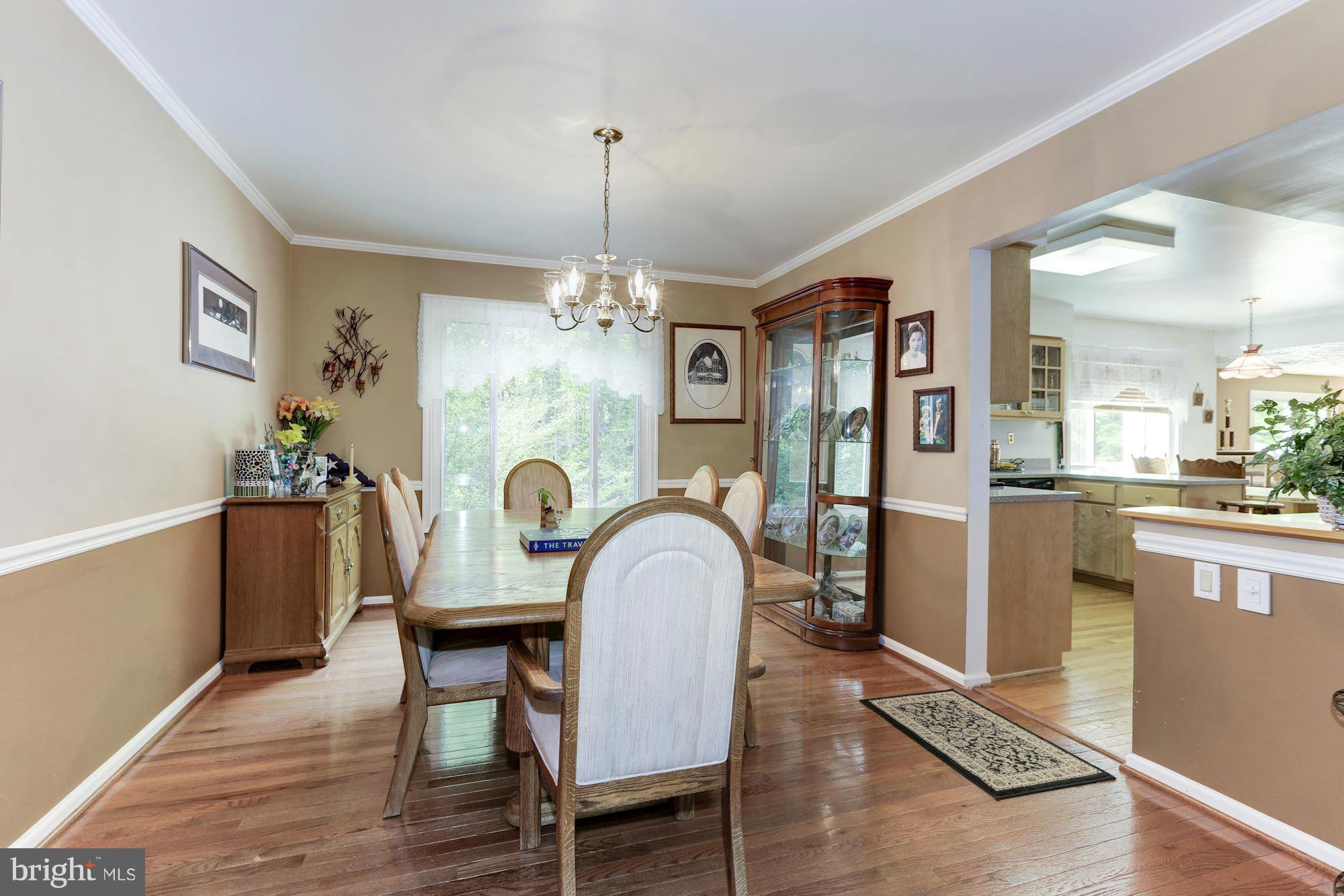 Dining Room with hardwood floors