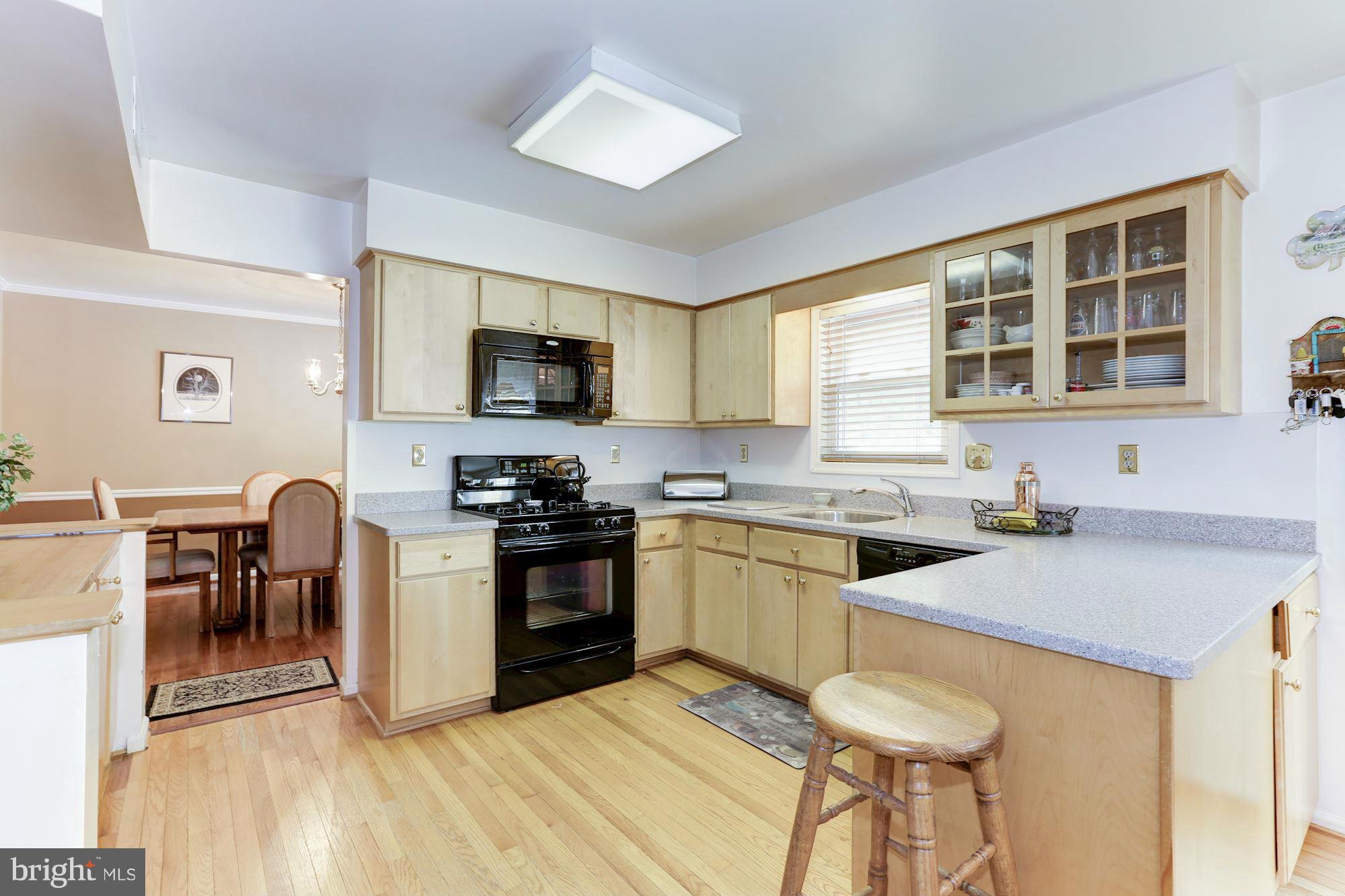 off the Dining Room is the Kitchen