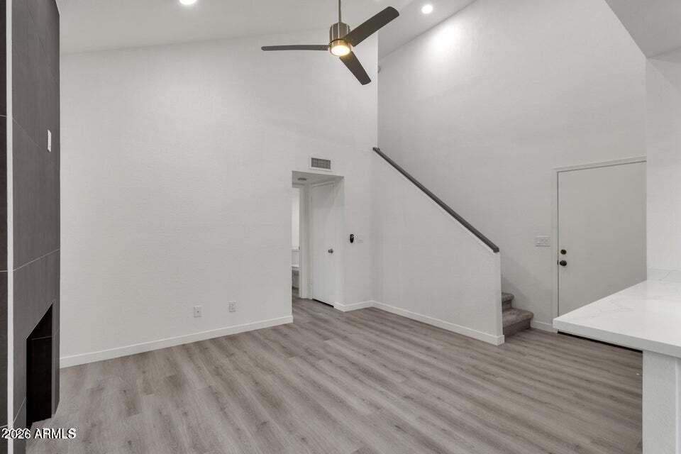 3441 North 31st Street, Unit 109 Phoenix, AZ 85016 - Photo 12 of 30 Living Room Open Ceilings