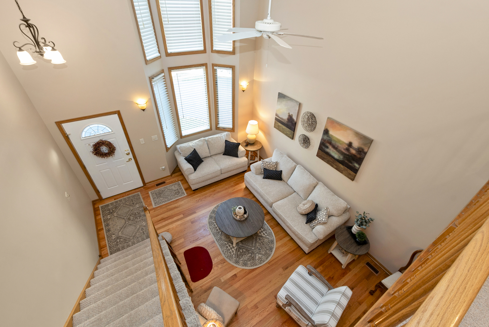 9051 Archer Avenue Willow Springs, IL 60480 - Photo 22 of 30 a living room with furniture and a floor to ceiling window