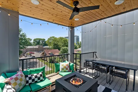 a building with sign broad