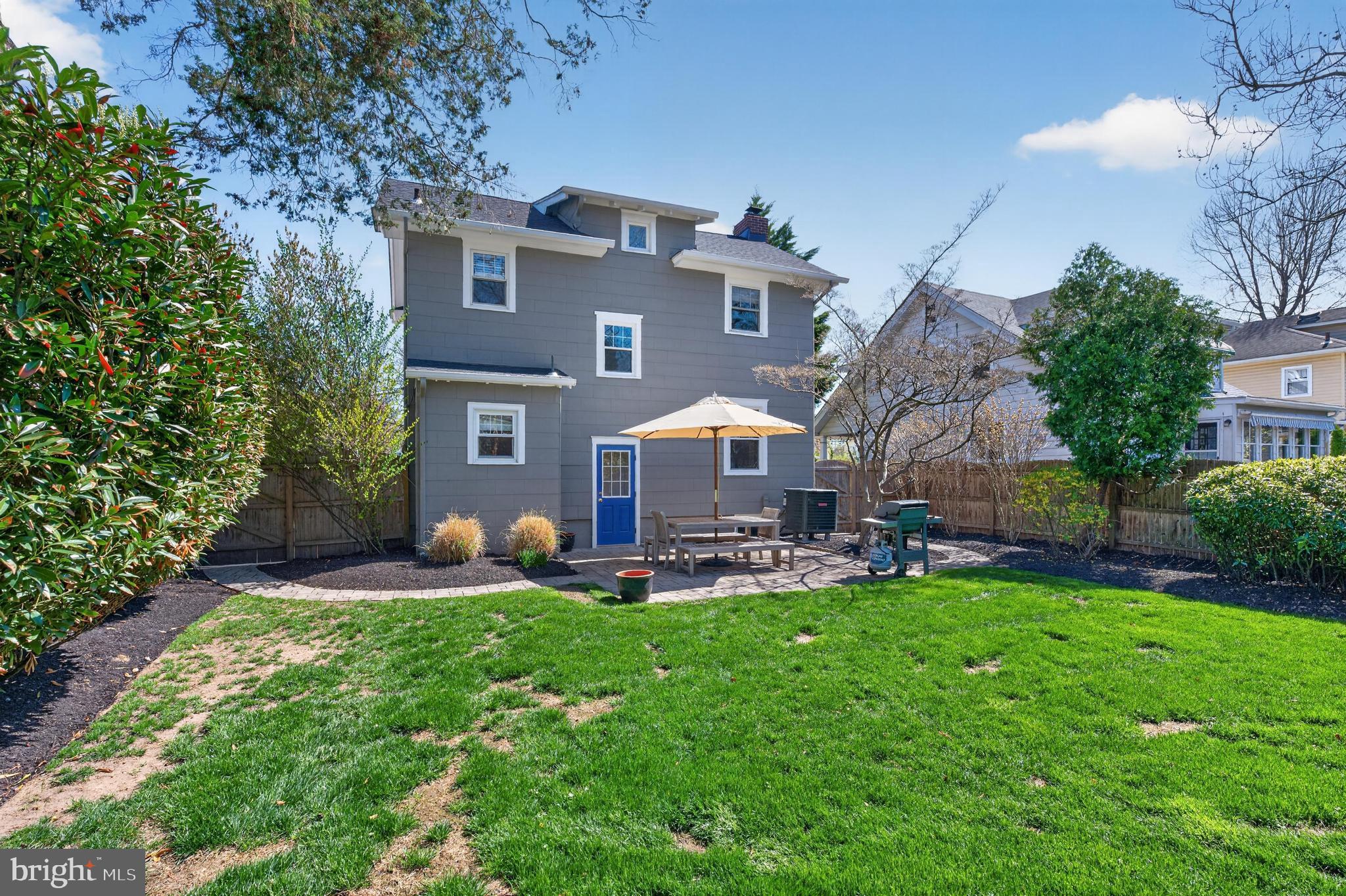 812 Princeton Avenue Haddonfield, NJ 08033 - Photo 30 of 30 a front view of a house with a yard and sitting area