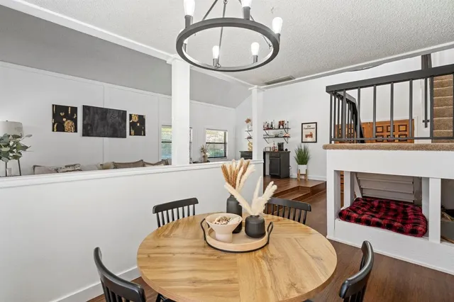 a room with furniture and a fireplace