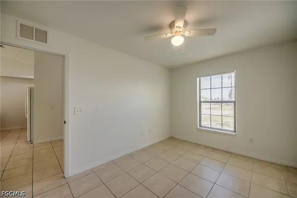 a view of an empty room