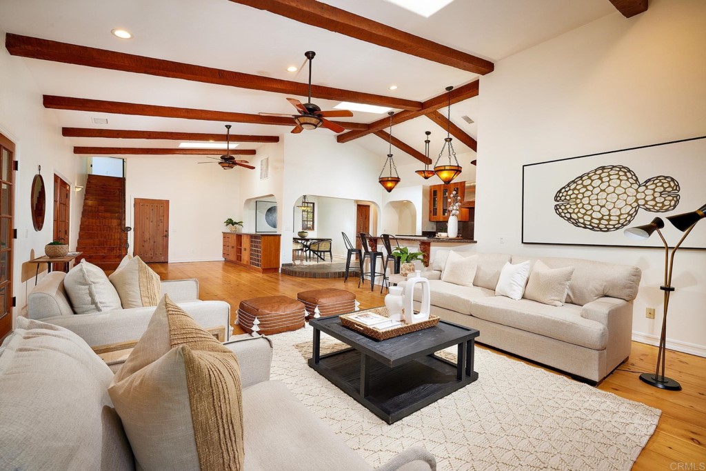 2931 Lone Jack Road Encinitas, CA 92024 - Photo 9 of 40 a living room with furniture and wooden floor
