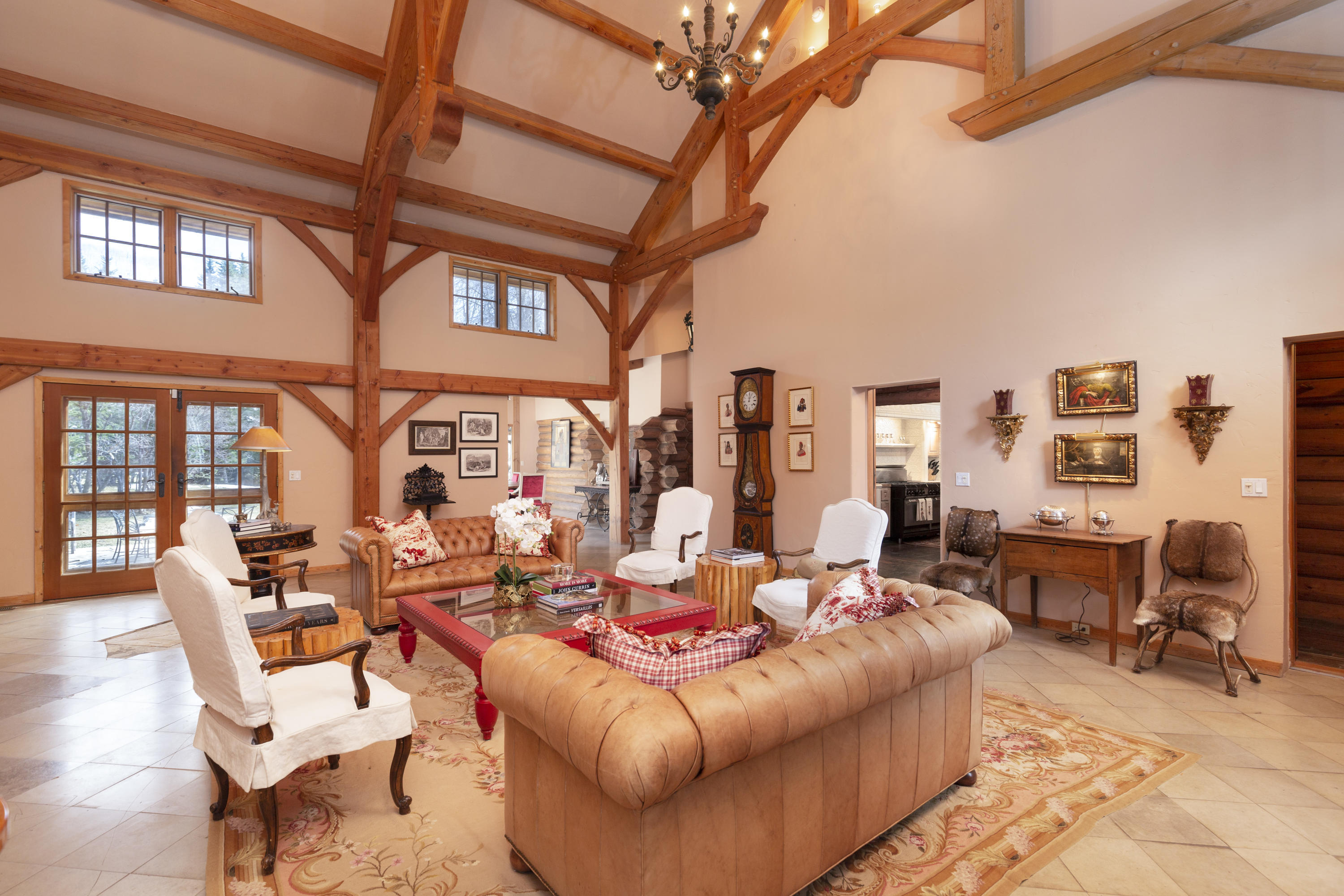 1305 Red Butte Drive Aspen, CO 81611 - Photo 4 of 22 Great room and Patio Entrance