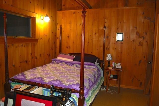 522 Shady Nook Road West Newfield, ME 04095 - Photo 22 of 30 Bedroom 2 w/ knotty pine walls.