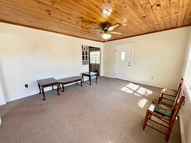 a view of a room with chairs