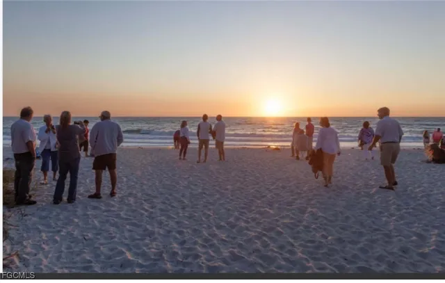 a view of lake with green space