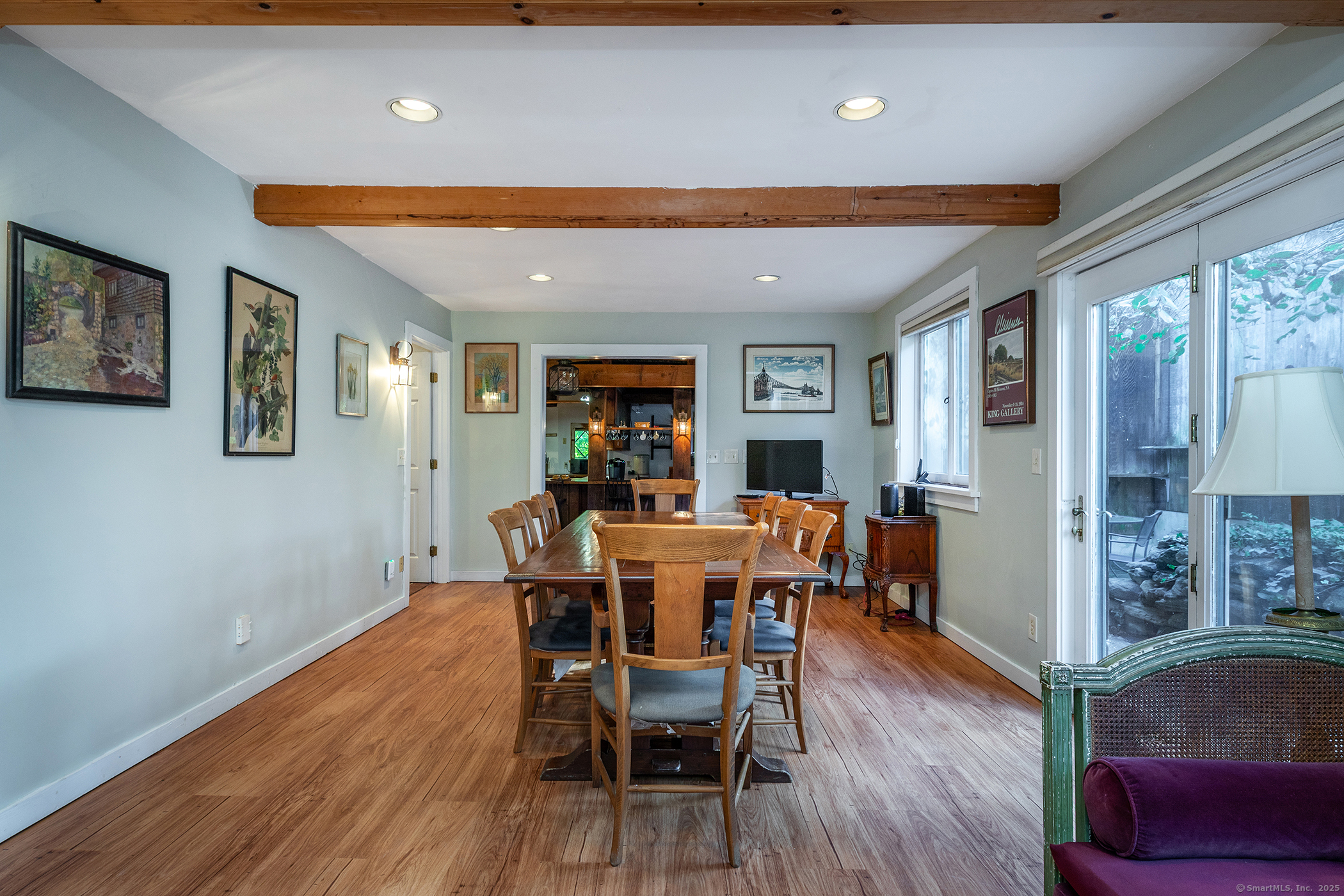 49 South Street Washington, CT 06793 - Photo 12 of 25 a view of a dining room with furniture window and wooden floor