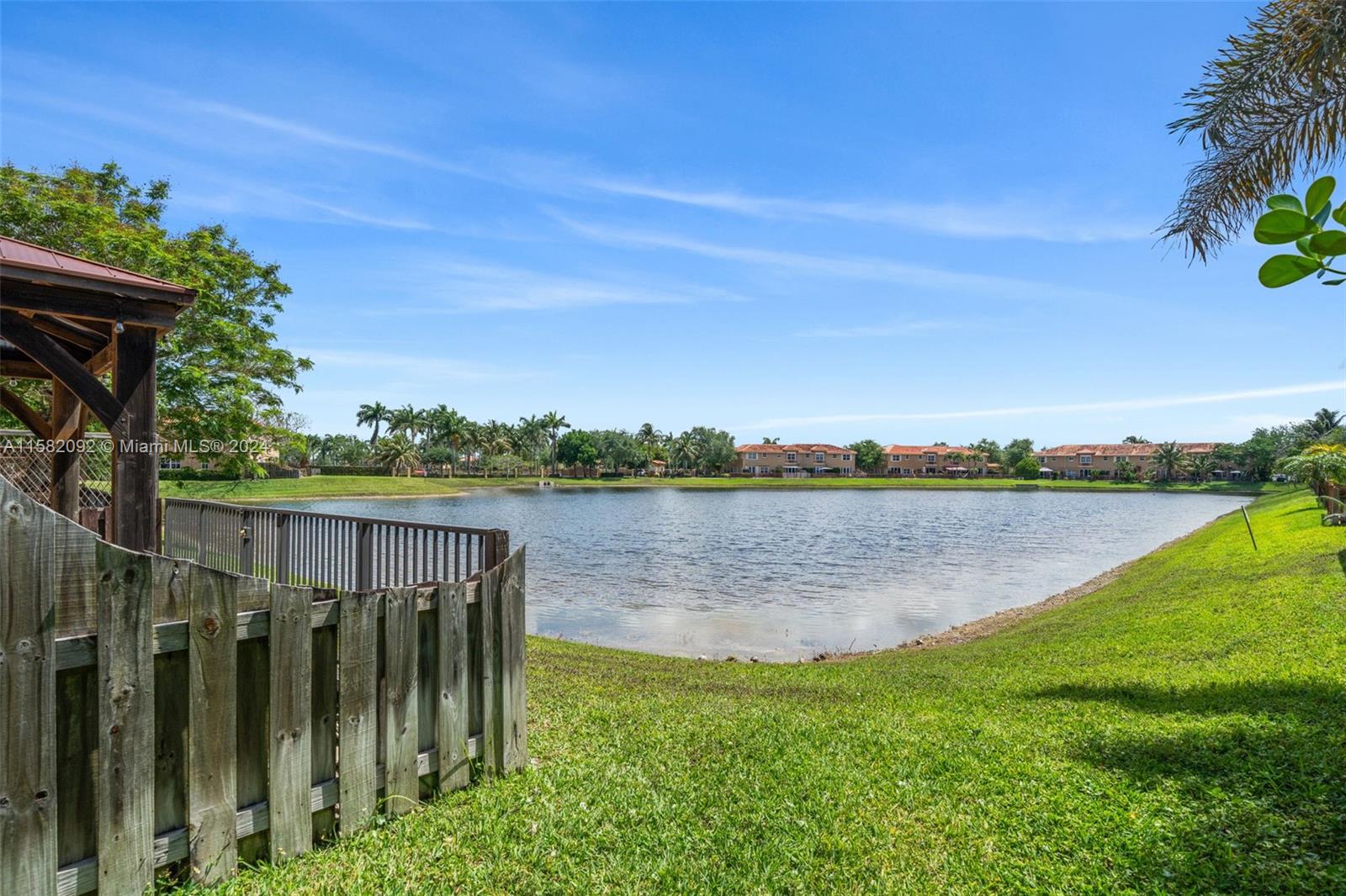 3091 Southwest 153rd Path Miami, FL 33185 - Photo 19 of 34 a view of lake from balcony