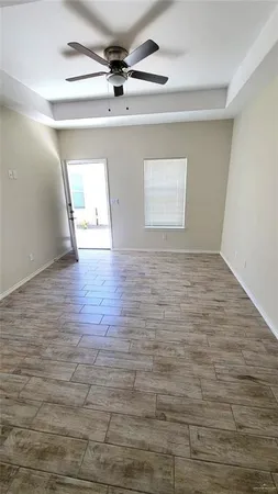 a view of an empty room