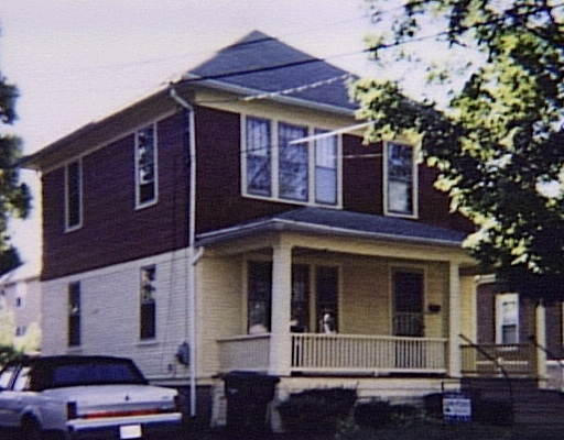 front view of a house with a porch