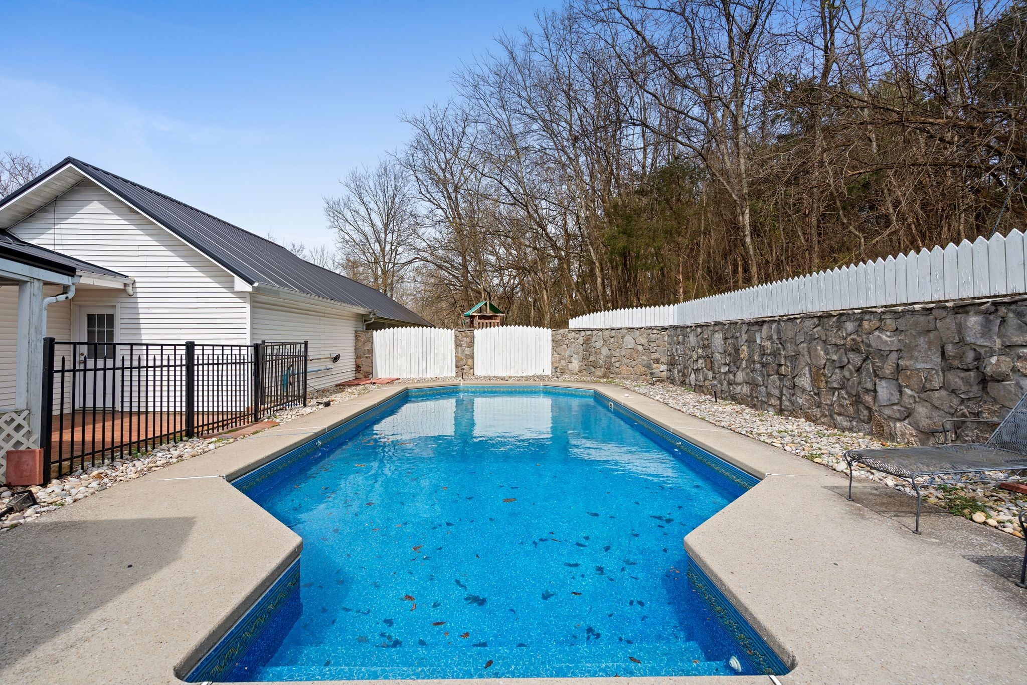 420 Beechwood Road Bell Buckle, TN 37020 - Photo 40 of 57 a view of a house with pool and wooden floor