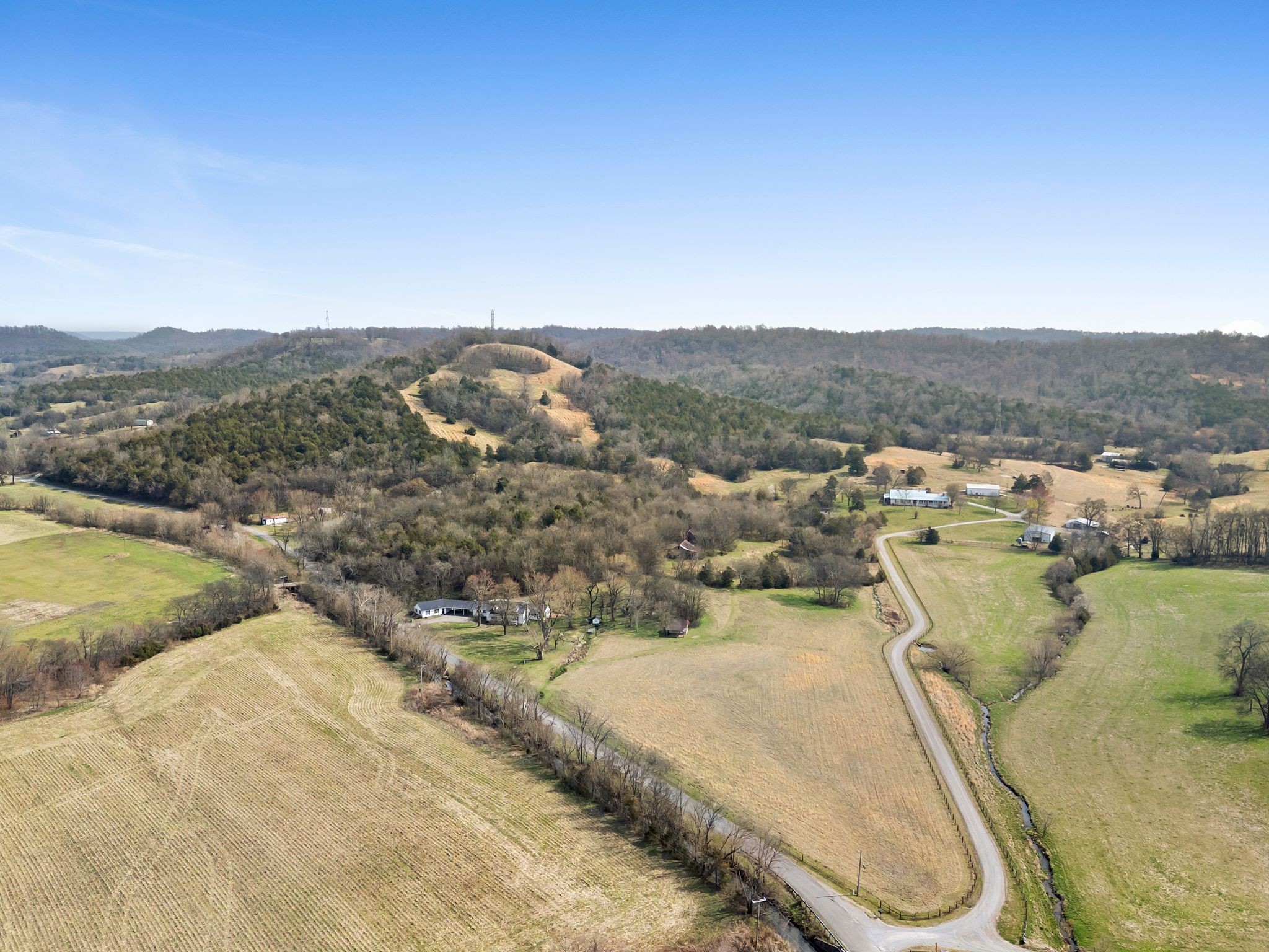 420 Beechwood Road Bell Buckle, TN 37020 - Photo 49 of 57 a view of a swimming pool with a mountain