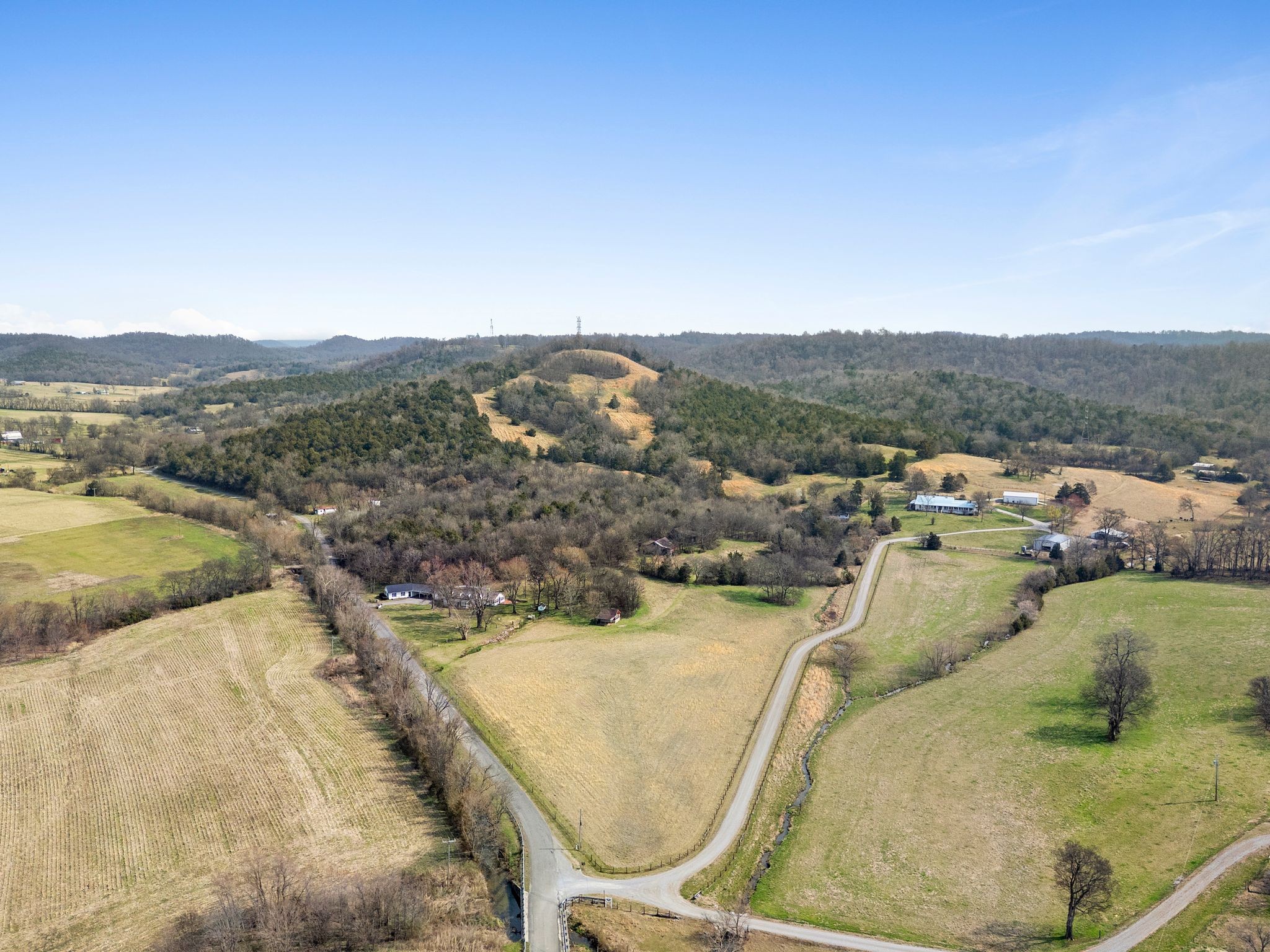 420 Beechwood Road Bell Buckle, TN 37020 - Photo 50 of 57 a view of a swimming pool with a lake view and mountain view