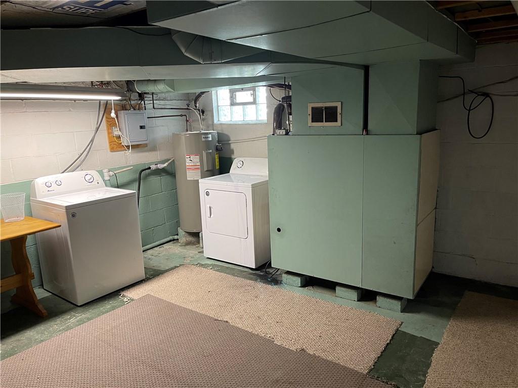 223 Lenkey Road Vanderbilt, PA 15486 - Photo 8 of 18 a utility room with dryer and washer