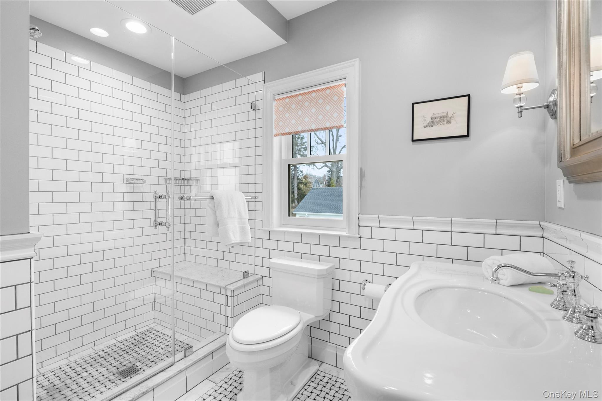80 Forest Avenue New Rochelle, NY 10804 - Photo 31 of 48 a bathroom with a sink toilet and shower