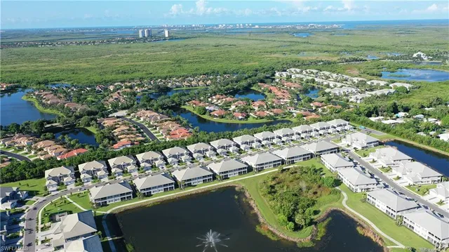 a view of a city and ocean view