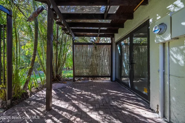 a view of outdoor space and porch