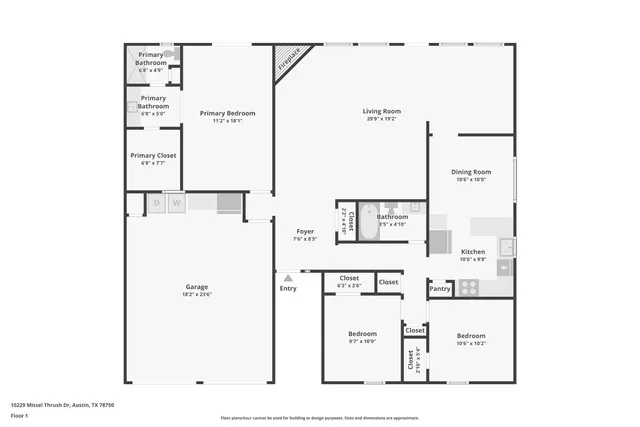 $439,900 | 10229 Missel Thrush Drive, Austin, TX 78750